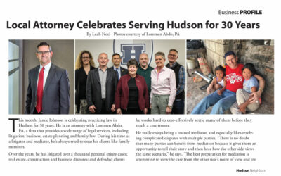 Jamie Johnson Celebrates Serving Hudson for 30 Years