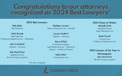 Ten Lommen Abdo Attorneys Recognized as 2024 Best Lawyers®